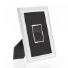 ZEP Wooden Frame Rosel White 20x30 cm Wooden Portrait Frame with Stand Clear Glass