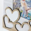 ZEP photo frame Lavinia 15x20 cm wooden frame with heart appliqués