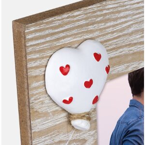 ZEP wooden photo frame Felicia 10x15 cm brown balloon...