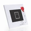 ZEP Felicia picture frame 10x15 cm white wood with balloon application