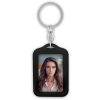 ZEP key ring AR7B black for 2 photos 3.5x4.5 cm with metal ring