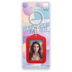 ZEP AR7R key ring red for photos 3.5x4.5 cm Double Face...