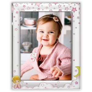 ZEP B22546P Baby frame Daniel 10x15 cm pink silver-plated...