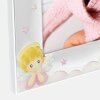 ZEP B22546P Baby frame Daniel 10x15 cm pink silver-plated star angel motif