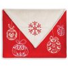 ZEP ZZY35 Neve picture frame cushion red beige 10x15 cm