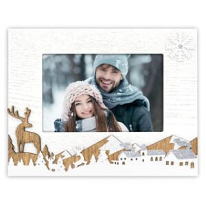 ZEP ZT4146 Zermatt Wooden Picture Frame White Brown 10x15 cm