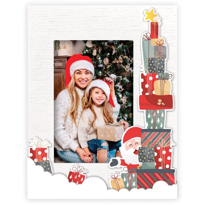 ZEP ZT2546 Brunico 10x15 cm Wooden Picture Frame Christmas White