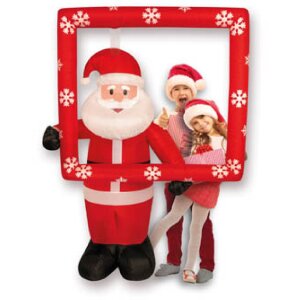 ZEP Nicola Big Inflatable Father Christmas 185 cm with...