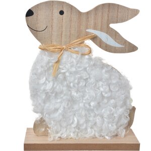 Clayre & Eef 65649 Decorative Rabbit Wood Textile...