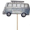 Clayre & Eef 65651 Plant plug bus wood vintage 8x1x27 cm