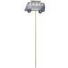 Clayre & Eef 65651 Plant plug bus wood vintage 8x1x27 cm