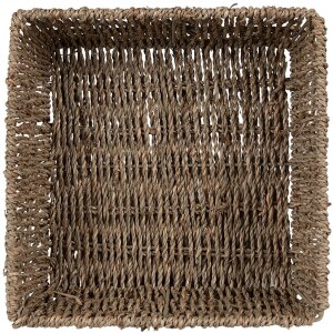 Clayre & Eef 65711 Storage Baskets Seagrass Set of 3 Brown Boho Style