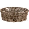 Clayre & Eef 65712 Storage Baskets Set 3 Sea Grass Brown Ø 24x8/22x7/19x6 cm