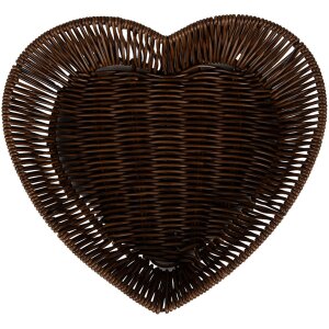 Clayre & Eef 65716 Basket set 3-piece heart-shaped...