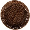 Clayre & Eef 65717 Storage Basket Set 3 Brown Round Ø 28/25/22 cm Plastic