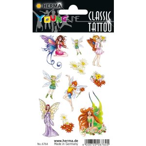 Tattoos Colour Art Fairies 1 sheet