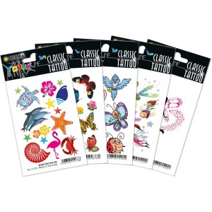 HERMA Tattoos Colour Art Butterflies 1 sheet