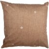 Clayre & Eef GBB22 Cushion Cover Brown White 45x45 cm Country Style