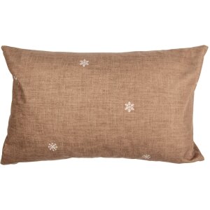 Clayre & Eef GBB36 Cushion Cover Brown White 30x50 cm...