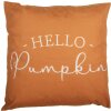 Clayre & Eef PPS22 Cushion Cover 45x45 cm Beige Orange Country Style Pumpkin Motif