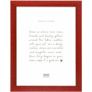 Deknudt S226K4 Picture Frame Wood Red 15.0 x 20.0 cm