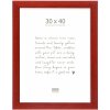 Deknudt S226K4 Picture Frame Wood Red 30.0 x 40.0 cm