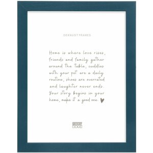 Deknudt S226K6 Picture Frame Wood Blue 10,0x15,0 cm