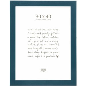 Deknudt S226K6 Picture Frame Wood Blue 30.0 x 40.0 cm