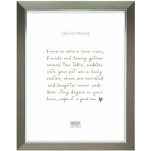 Deknudt S45VD1 picture frame plastic silver 10.0 x 15.0 cm