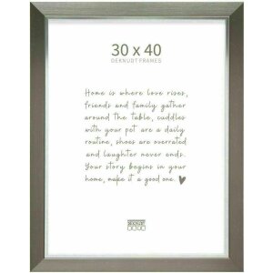 Deknudt S45VD1 picture frame plastic silver 30.0 x 40.0 cm