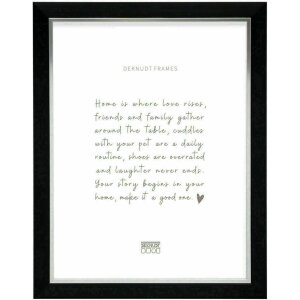 Deknudt S45VH2 Picture Frame Plastic Black 18.0x24.0 cm