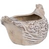 Clayre & Eef 6TE0542L Flower Pot Chicken Beige Brown 26x16x15 cm