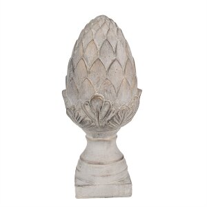 Clayre & Eef 6TE0545L Decoration Pinecone Stone Grey...