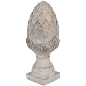 Clayre & Eef 6TE0545L Decoration Pinecone Stone Grey...