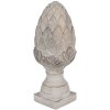 Clayre & Eef 6TE0545L Decoration Pinecone Stone Grey Ø 17x39 cm