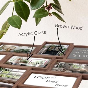 ZEP Multi picture frame MP150 Stockholm dark brown 8...