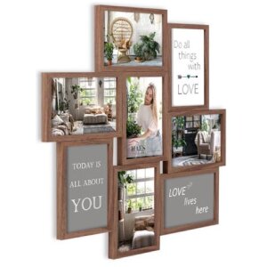 ZEP Multi picture frame MP150 Stockholm dark brown 8 photos 10x15 cm