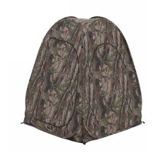 Outdoor Club Camouflage Tent All Season Camouflage Pop-up 150D Polyester Green