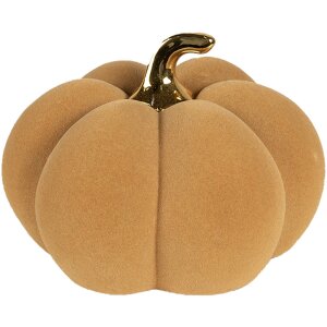 Clayre & Eef Decoration Pumpkin Yellow Gold Coloured...