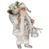 Clayre & Eef 65587 Father Christmas 18x11x28 cm Silver White