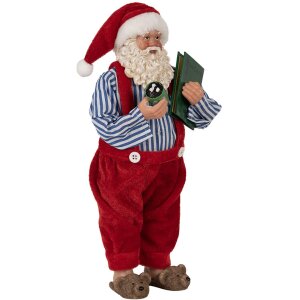 Clayre & Eef 65590 Father Christmas 13x10x27 cm Red...