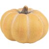 Clayre & Eef 6CE1759 Decoration Pumpkin Ceramic Yellow Brown Ø 15x10 cm