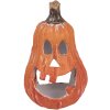 Clayre & Eef 6CE1762 Decorative Pumpkin Ceramic Orange 11x10x18 cm Country Style