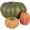 Clayre & Eef 6CE1763 Decorative Pumpkin Ceramic Orange Brown Ø 12x17 cm