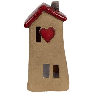 Clayre & Eef 6CE1775 Decorative House Brown Red...