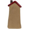 Clayre & Eef 6CE1775 Decorative House Brown Red Ceramic 10x7x19 cm Country Style