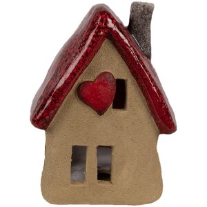 Clayre & Eef 6CE1776 Decoration House Brown Red...