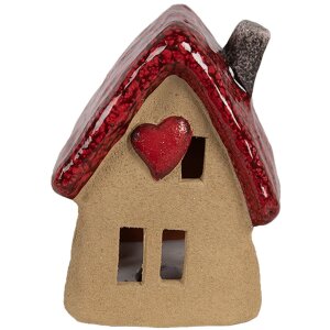 Clayre & Eef 6CE1777 Decoration House Brown Red...