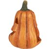 Clayre & Eef 6CE1803 Decorative Pumpkin Ceramic Orange Green Ø 12x17 cm