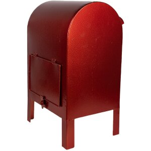 Clayre & Eef 6Y5625 Letterbox Red 21x19x34 cm Country style Christmas decoration